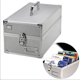 Schwäbische Albumfabrik Alu-Koffer für Münzen-Sets, Fotos etc.