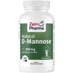 Natural D-Mannose aus Birke 500 mg Kapseln 160 St