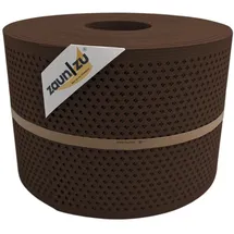 zaunzu® Doppelstabmattenzaun 50 m x 19 cm Braun/Metall
