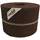 zaunzu® Doppelstabmattenzaun 50 m x 19 cm Braun/Metall