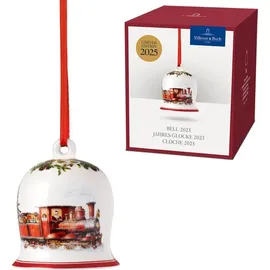 Villeroy & Boch Jahres-Glocke 2025 DH 5.80x6.90 cm weiß - Weiß