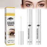 Wimpernserum, 10ML Wimpernwachstumsserum, Wimpern und Augenbrauen Wachstumsserum, Serum Ohne Hormone für Lash Serum, für Pflegendes und Verlängerung Wimpern (2 Stück)