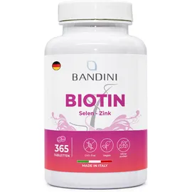 Bandini Biotin, Selen und Zink Tabletten 365 St.