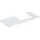 Geberit Waschtisch-Platte One 105x3x47cm, w/lack. hochgl., Ausschn re