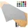 heimtexland Tischdecke Mitteldecke Vichy Karo 90 x 90 cm Grau