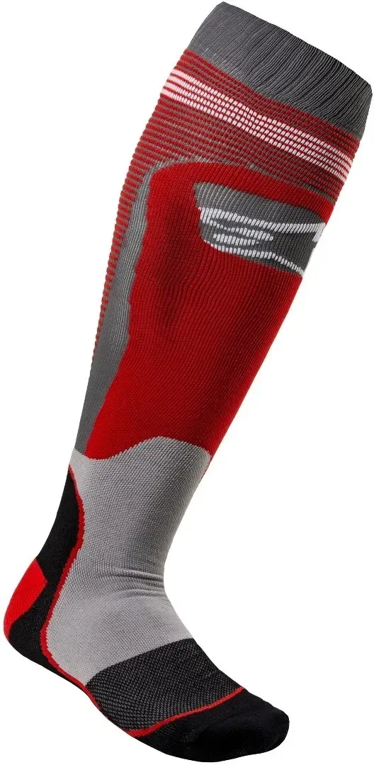 Alpinestars MX Plus-1 Motocross Socken, rot-lila, Größe S für Männer