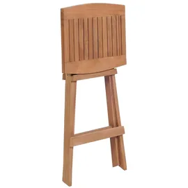 vidaXL Klappbare Barhocker 4 Stk. Massivholz Teak