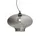 Ideal Lux Pendelleuchte BISTRÒ SP1 ROUND, Ø Rauchglas / Schwarz
