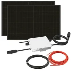 Balkonkraftwerk Deye Sun600G3 0,6kW Wechselrichter mit 800W Solarpanels