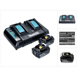 Makita Power Source Kit 18 V Li-Ion 2 x 5,0 Ah + DC18RD Ladegerät 199482-2