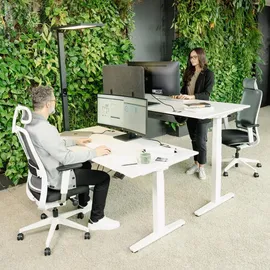 Yaasa Schreibtisch Desk Expert 200 x 80 cm Weiß/Weiß