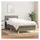 vidaXL Boxspringbett 100 x 200 cm Taupe