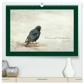 Calvendo Stare und Weisheiten (hochwertiger Premium Wandkalender 2026 DIN A2 quer), Kunstdruck in Hochglanz: Stare, Weisheiten und Sprichwörter (CALVENDO Tiere)
