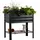 Dobar Metall-Hochbeet auf Stelzen 80 x 51 x 80 cm Anthrazit