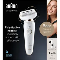 Braun Silk-épil 9 Flex SES 9003 3D Epilierer Weiß