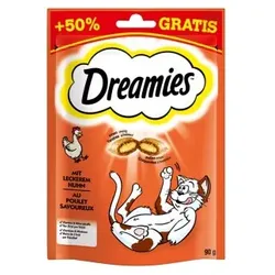 Dreamies +50% gratis 6x90g Huhn