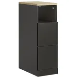 SoBuy Nachtschrank FBT149 20 x 35 x 60 cm Schwarz