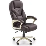Halmar Bürosessel mit Armlehnen Desmond - dunkelbraun - Dunkelbraun