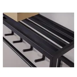 FineBuy Wandgarderobe FB73701 Schwarz