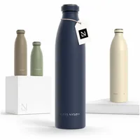 LARS NYSØM Edelstahl Trinkflasche 350ml, 500ml, 750ml, 1L, 1