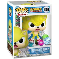 Funko Sonic - Super Sonic mit Emeralds - Sonic The Hedgehog - Vinyl-Sammelfigur