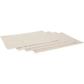 LeGer Home by Lena Gercke Platzset "Liaa", beige (sand), B:30cm L:45cm, Obermaterial: 88% Baumwolle, 12% Leinen, LEGER HOME BY LENA GERCKE, Platzsets, Baumwollqualität mit Leinenanteil, schöne Haptik, Deko, Maße 30x40 cm