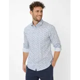 Brax Langarmhemd Style HAROLD baltic, blau, L