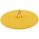 LURCH Mein Deckel Beach Kids Simon Sandburg, Glasabdeckung aus BPA-freiem Premium-Platin-Silikon, Ø 10,5cm,
