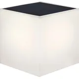 Newgarden Solarleuchte Kunststoff 12,0 cm inkl. Dämmerungssensor weiß