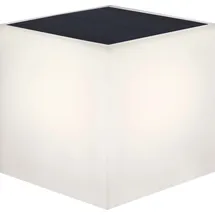 Newgarden Solarleuchte Kunststoff 12,0 cm inkl. Dämmerungssensor weiß