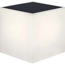 Newgarden Solarleuchte Kunststoff 12,0 cm inkl. Dämmerungssensor weiß