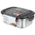 Lock & Lock Edelstahl Vorratsdose silber 15,5 x 12,0 x 5,8 cm 0,5 l