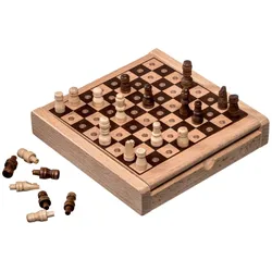 Philos-Spiele Schach, mini, Reisespiel, Feld 12 mm