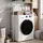 CLP Waschmaschinenregal Kendal Metall HBT: 125x81x30 cm weiß