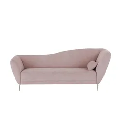 Recamiere  Vittoria ¦ rosa/pink ¦ Maße (cm): B: 222 H: 85 T: 97.0