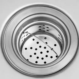 Royal Catering Spültisch 2 Becken Edelstahl 140 x 60 cm -
