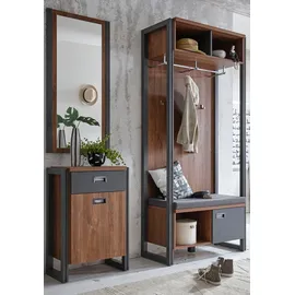 Home Affaire Detroit 54 x 35 x 81 cm Braun / Schieferfarben