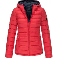 Marikoo Damen modische Steppjacke Übergangsjacke mit Kapuze Lucy