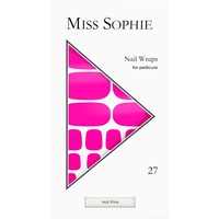 Miss Sophie Hot Pink Pedicure Wrap