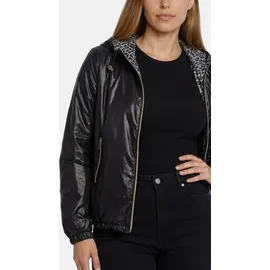 White Label Wendeanorak mit angeschnittener Kapuze schwarz S