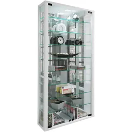 VCM Hängevitrine Vitrosa 59 x 18 x 114,3 cm Weiß