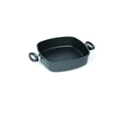 AMT Gastroguss AMT I-E287G Induktion Eck-Pfanne flach Aluminumguss 28 x 28 cm, 7 cm hoch,