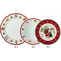 Hutschenreuther Happy Wintertime Red Set 18-tlg. rot