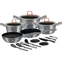 Berlinger Haus Moonlight Topf-Set 14-tlg. 3 x Kochtopf +