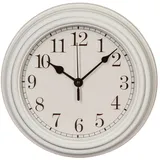 EDM Wanduhr Retro Style 22,0 cm 126522 schwarz/weiß