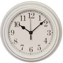 EDM Wanduhr Retro Style 22,0 cm 126522 schwarz/weiß
