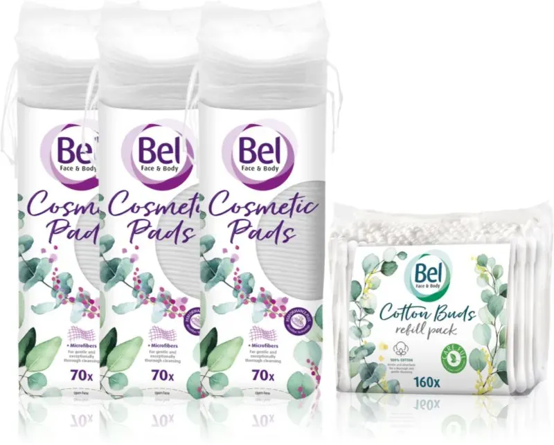 Bel Face & Body Cosmetic Pads + Cotton Buds vorteilhafte Packung