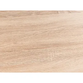 Beliani Eckschreibtisch Sogne Braun / Weiß