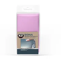 K2 Bona Mikrofaser-Tuch, Reinigungstuch, Größe: 40 x 40 cm, 340 g/m2, Ideal für die Auto Pflege, Fenster, Glas, Haushalt, Haus, fuselt nicht