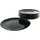 CreaTable ITALIAN PARTY Pizzateller 33 cm schwarz 6er Set